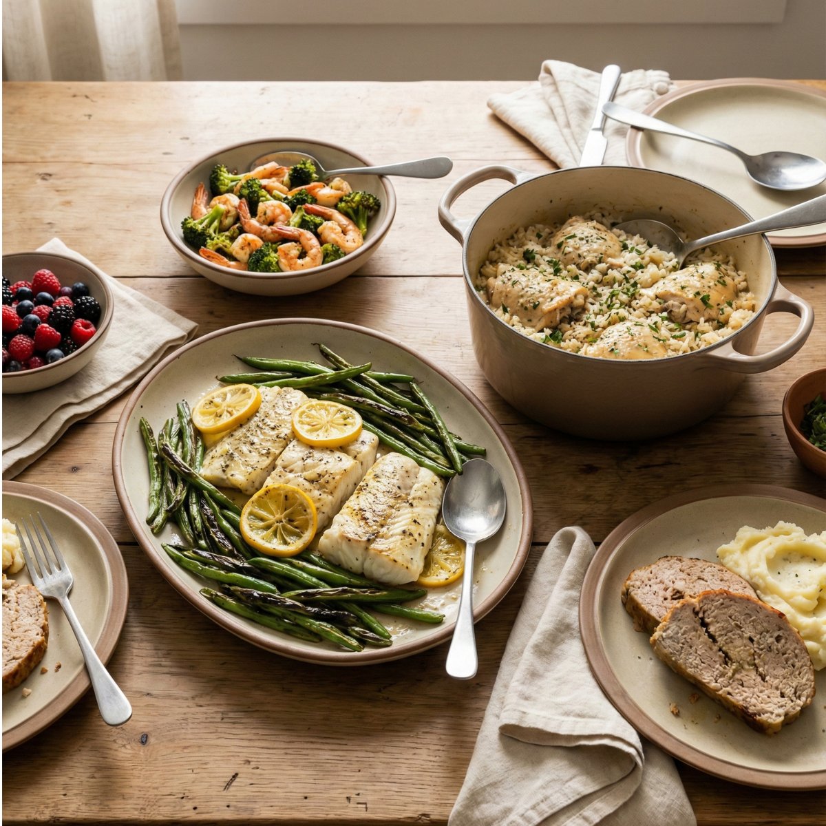 A Cozy, Healthy-ish 7-Day Dinner Meal Plan for Busy Families
